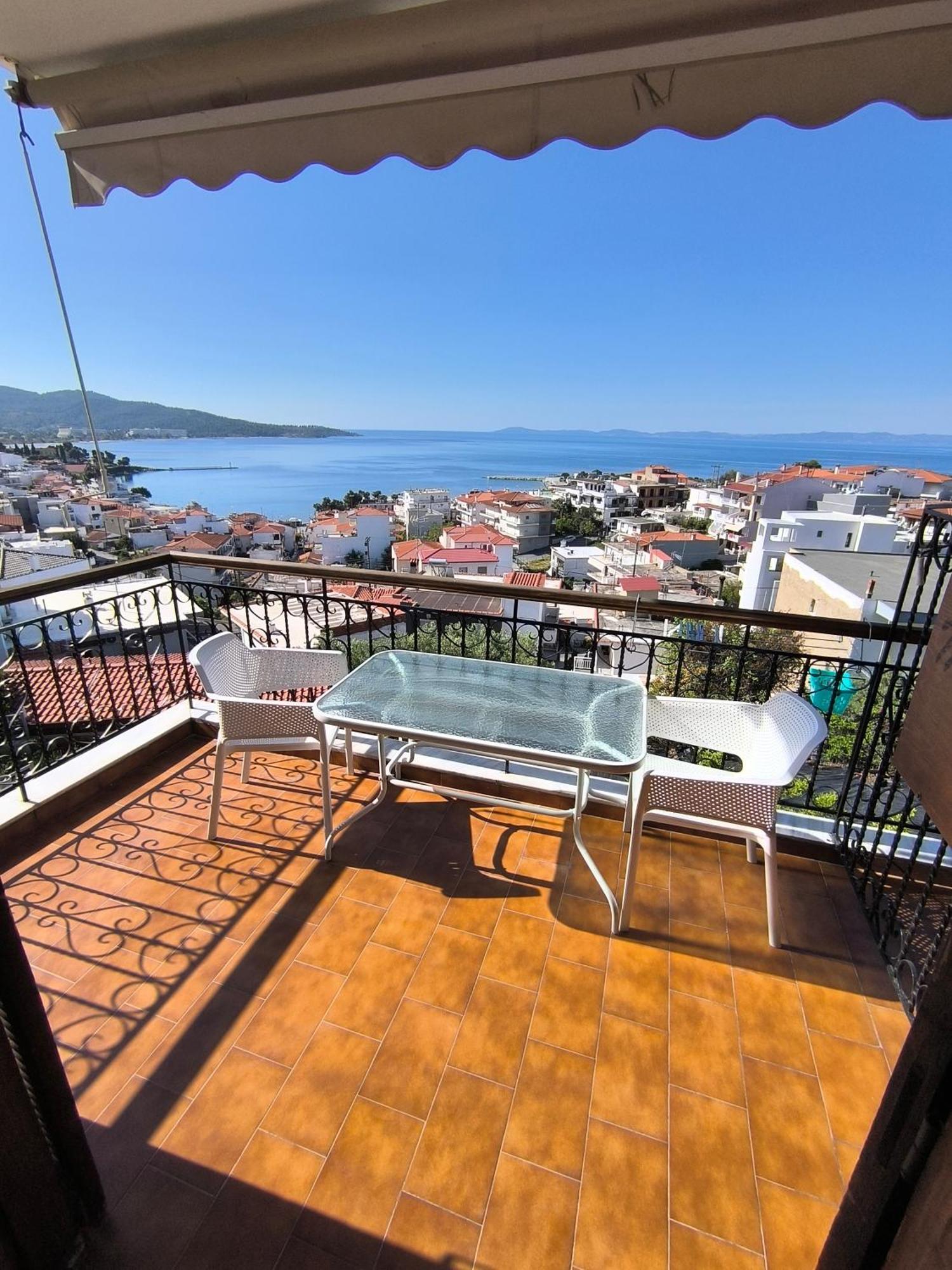 Ferienwohnung House Mistral Néos Marmarás Exterior foto