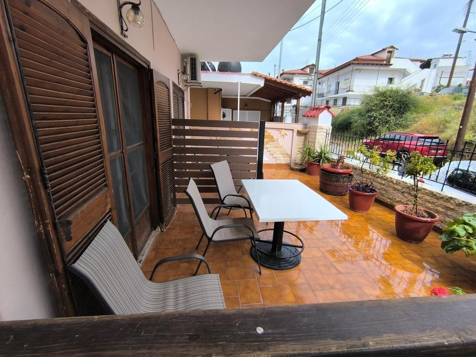 Ferienwohnung House Mistral Néos Marmarás Exterior foto